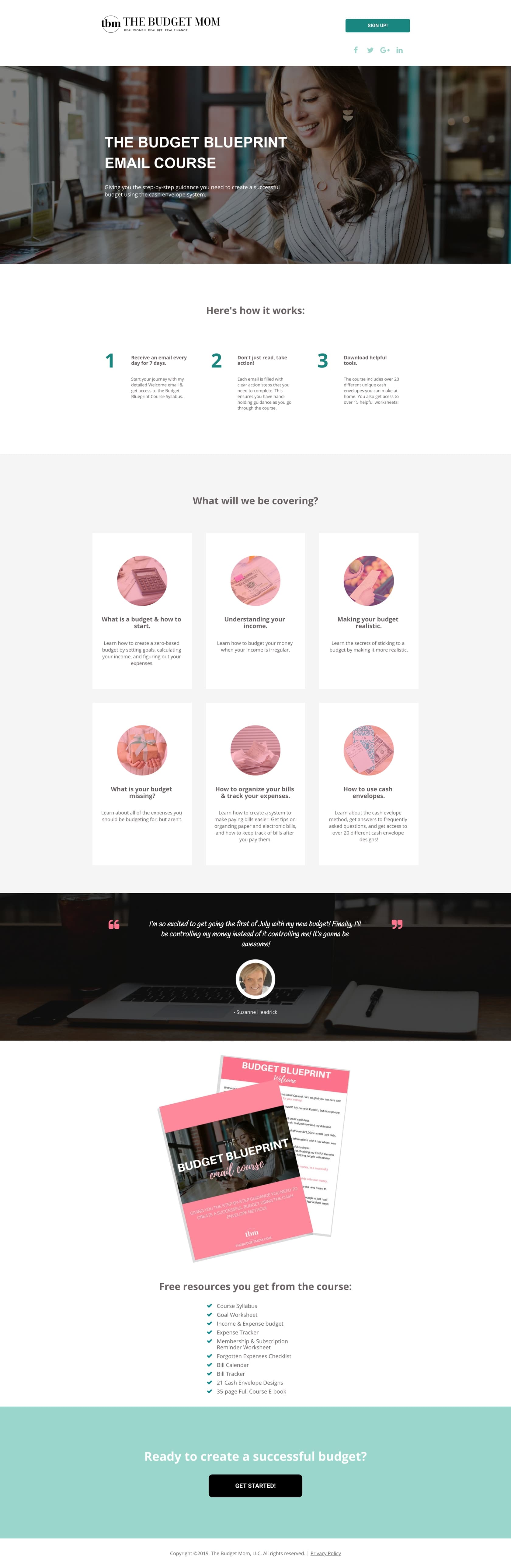 best ecourse landing page examples 2020