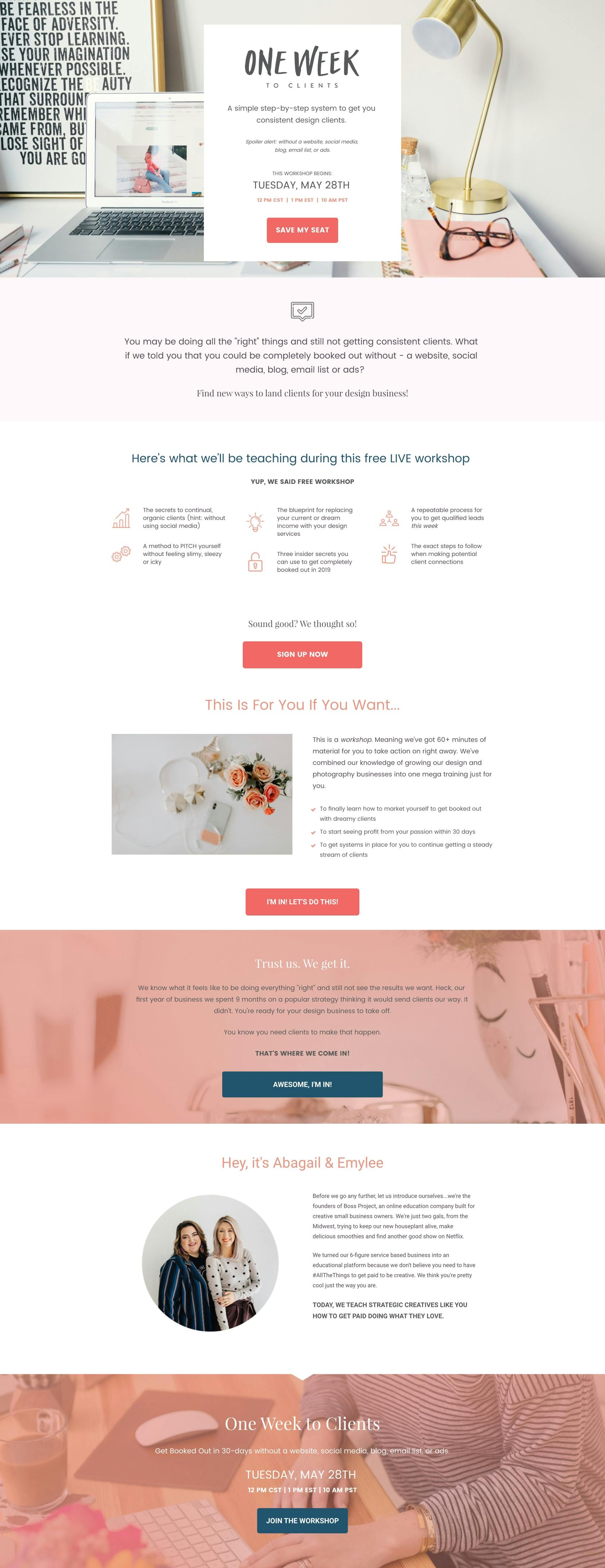 best lead generation landing page examples 2019