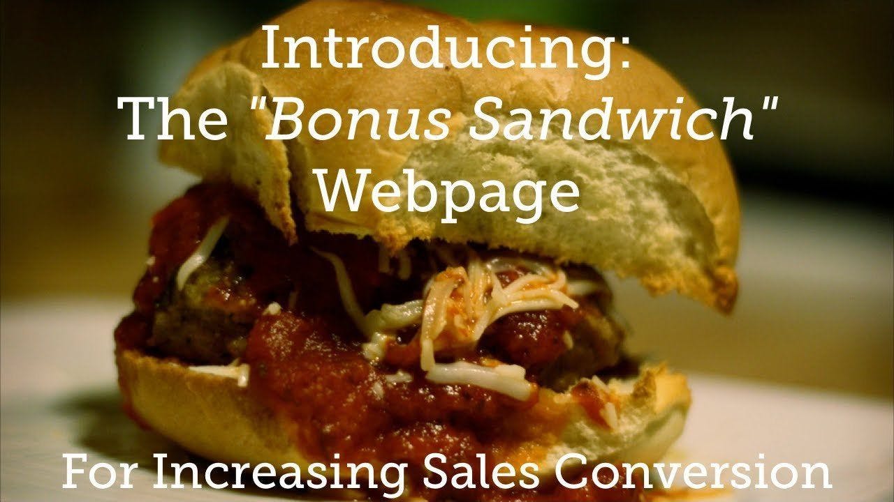 The Bonus Sandwich Page Increasing Sales Conversion Rate 1