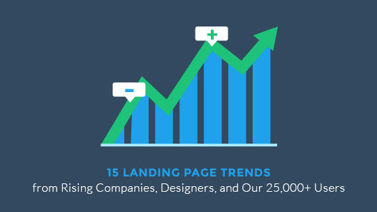 15 Landing Page Trends from Rising Companies, Designers, and Our 25,000+ Users