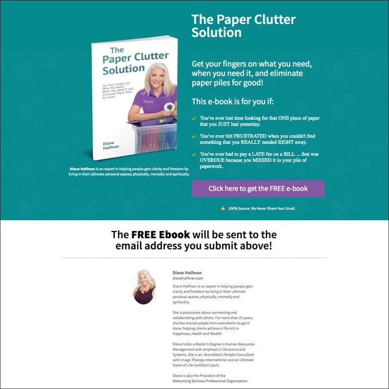 paper clutter solution