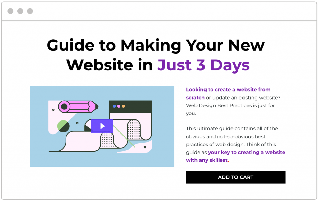 10 examples of product landing pages.