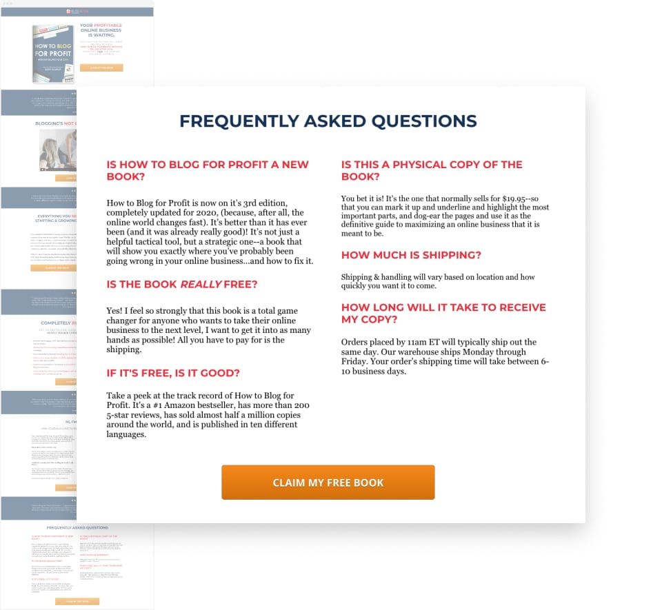 Longform Landing Page Example Ebook With Faq Section@2x