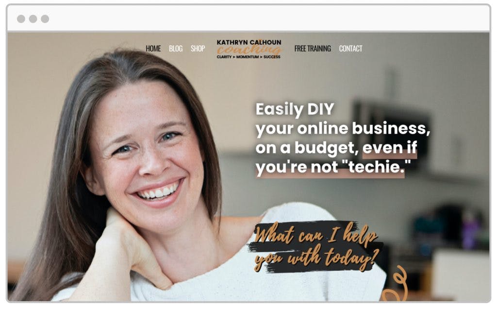 How Kathryn Calhoun used Leadpages to build her business.