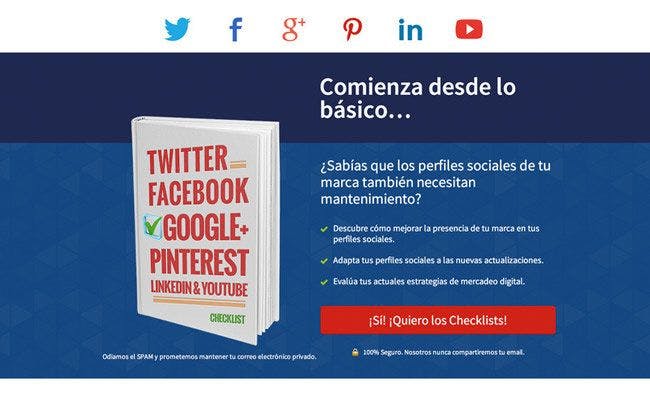 Without Testimonials: Using the Social Proof Giveaway Page template and body copy, Humberto promotes his book.