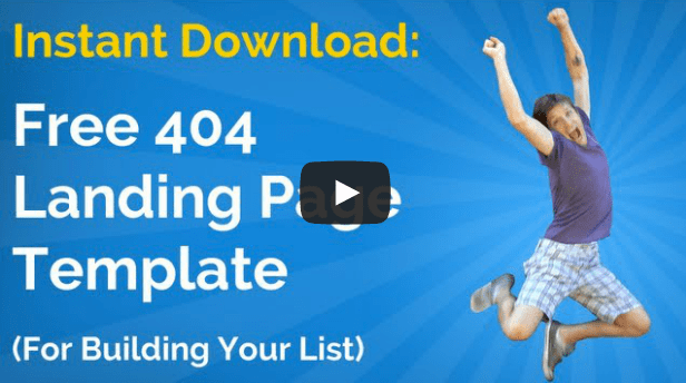 404 Landing Page Template