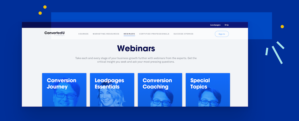 Leadpages 10 small business website design & marketing tips