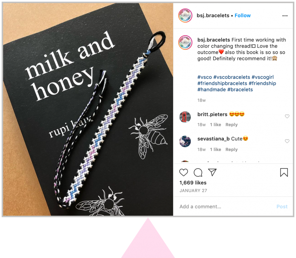 Milk and Honey on Instagram