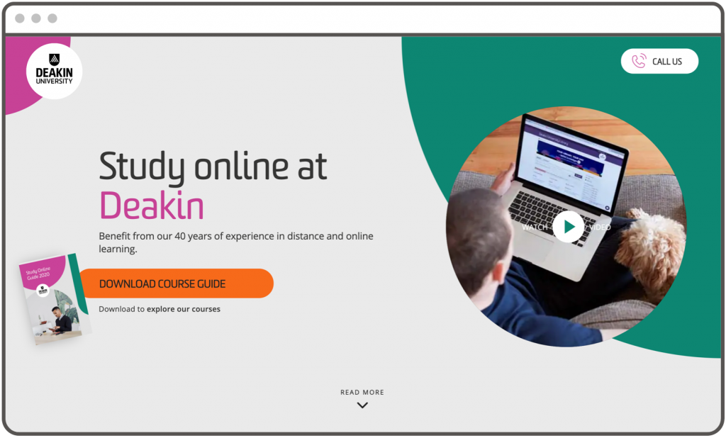 Deakin University Website