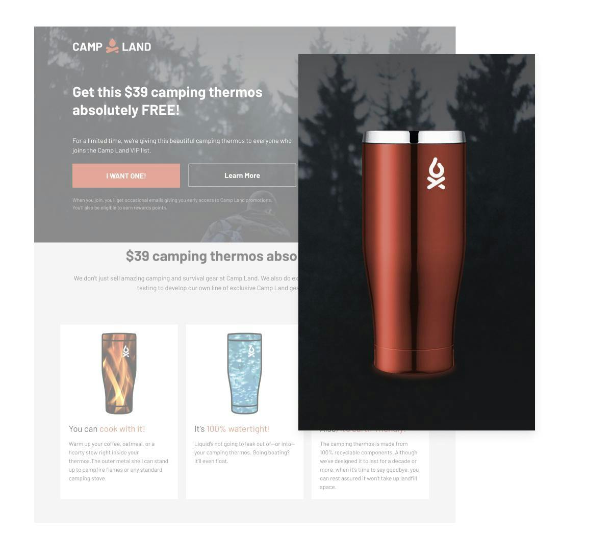 Giveaway Landing Pages Choose Your Prize