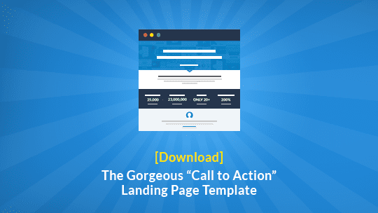 Download a free copy of LeadPages' beautiful "call to action" landing page template and use it as an opt-in page or sales page.