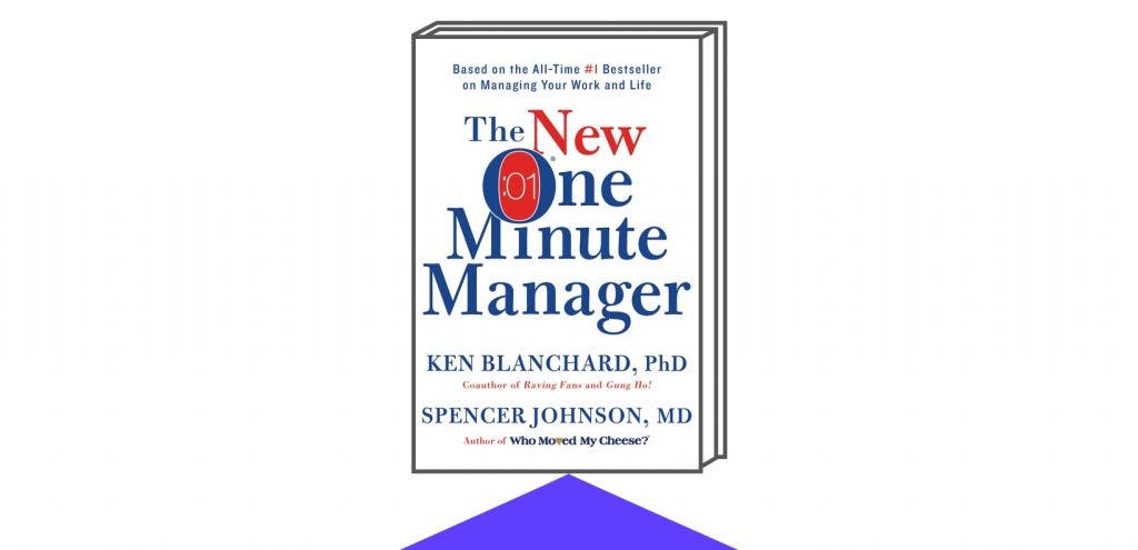 Book cover of 10 - The One Minute Manager by Authors Kenneth Blanchard and Spencer Johnson M.D.