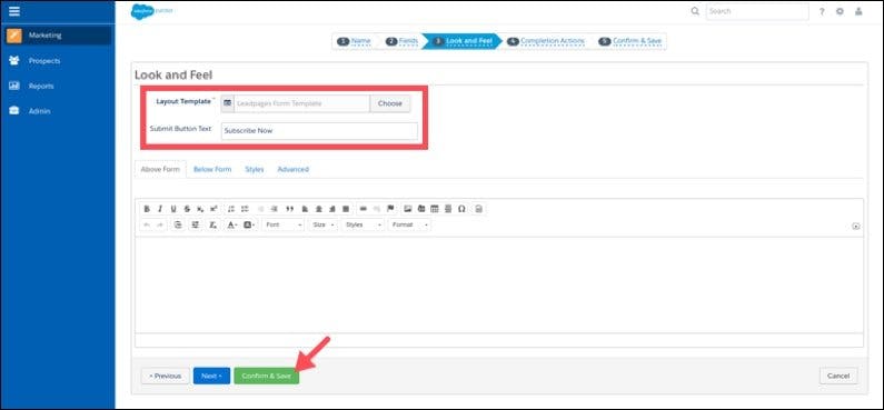 How to customize your button text in Pardot