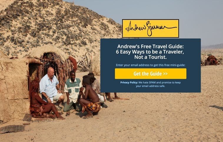 Andrew Zimmern s Free Travel Guide LeadPages