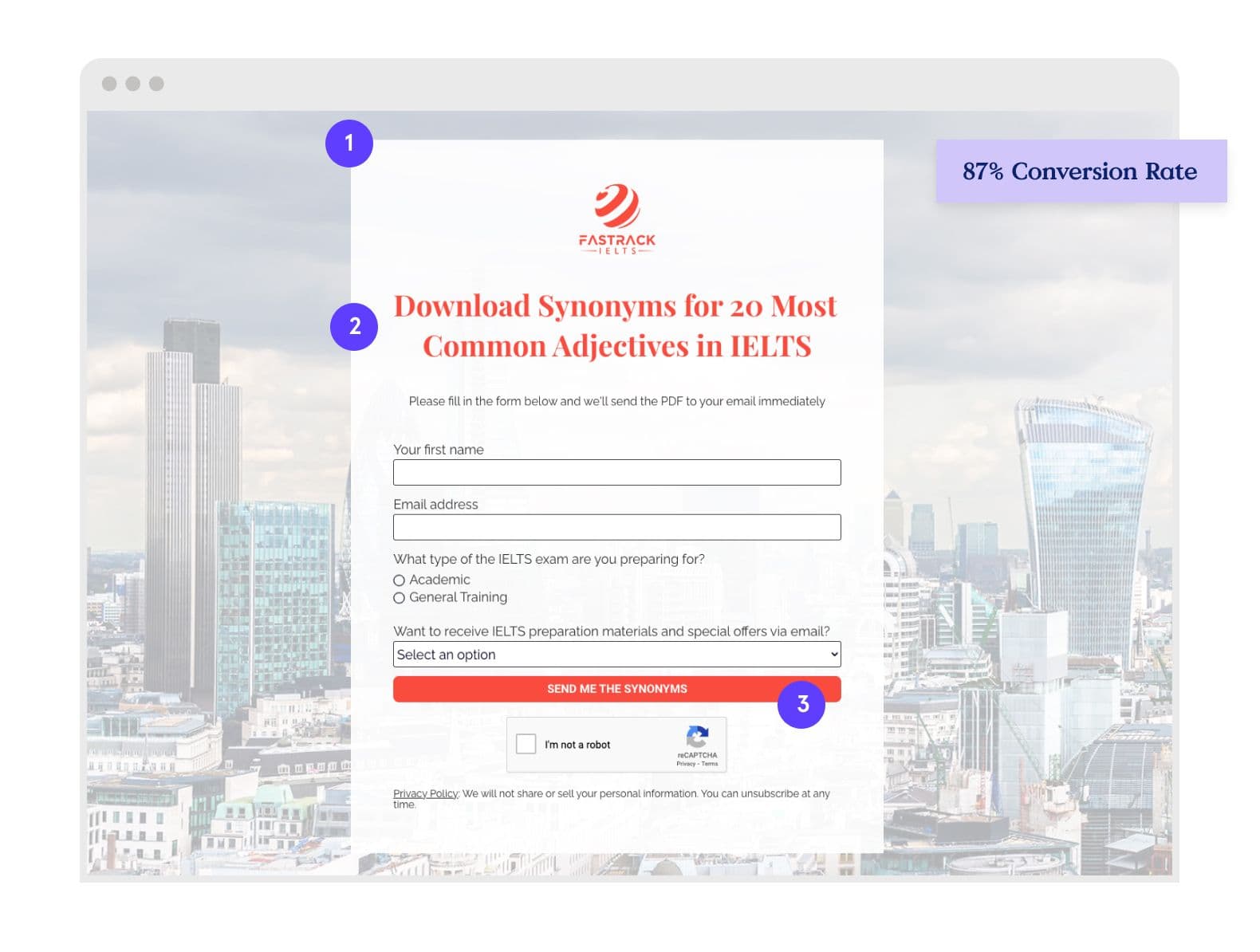 8 Lead Generation Landing Pages with 70 Conversion Rates