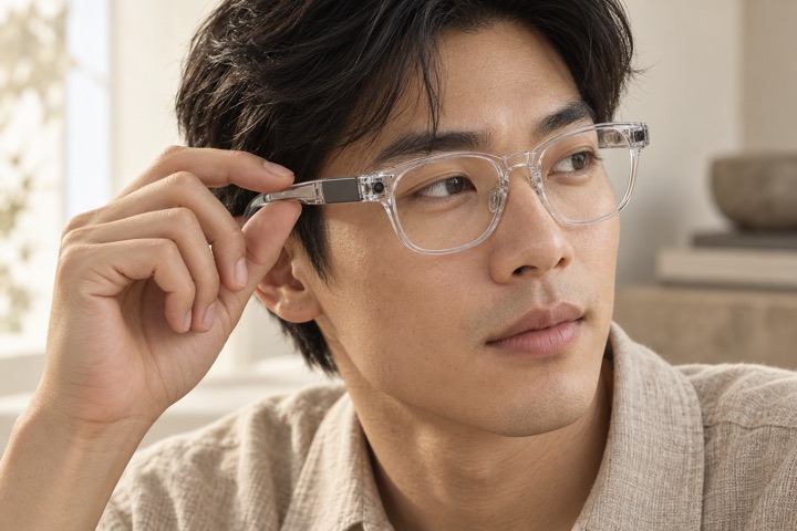 Adjusting Lumen glasses